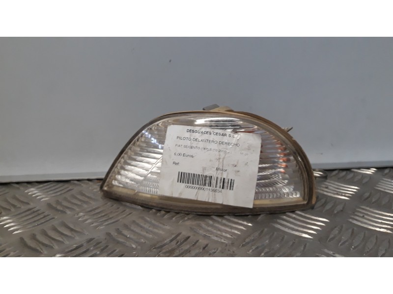 Recambio de piloto delantero derecho para fiat seicento (187) s (10.2000) referencia OEM IAM    Recambio de piloto delantero derecho para fiat seicento (187) s (10.2000) referencia OEM IAM