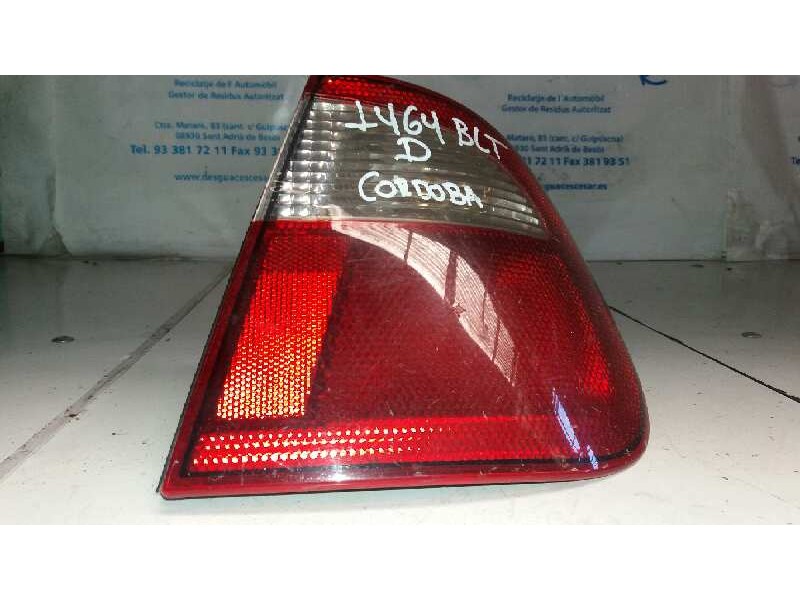 Recambio de piloto trasero derecho para seat cordoba berlina (6k2) stella referencia OEM IAM 6K5945112F  