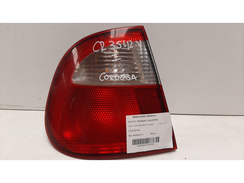 Recambio de piloto trasero izquierdo para seat cordoba berlina (6k2) stella referencia OEM IAM   