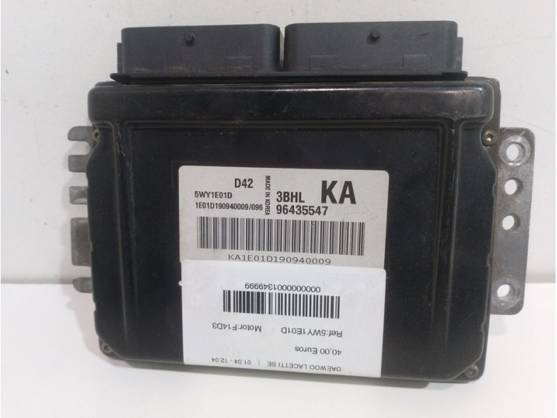 Recambio de centralita motor uce para daewoo lacetti se referencia OEM IAM 5WY1E01D 96435547 5WY1E01D