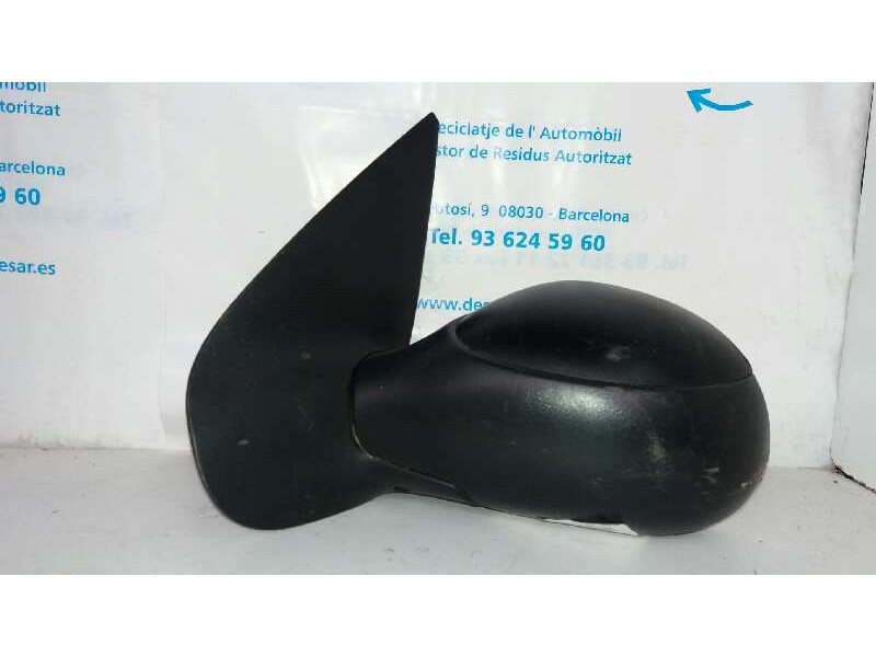 Recambio de retrovisor izquierdo para peugeot 206 berlina xs referencia OEM IAM 8149KY MANUAL NEGRO