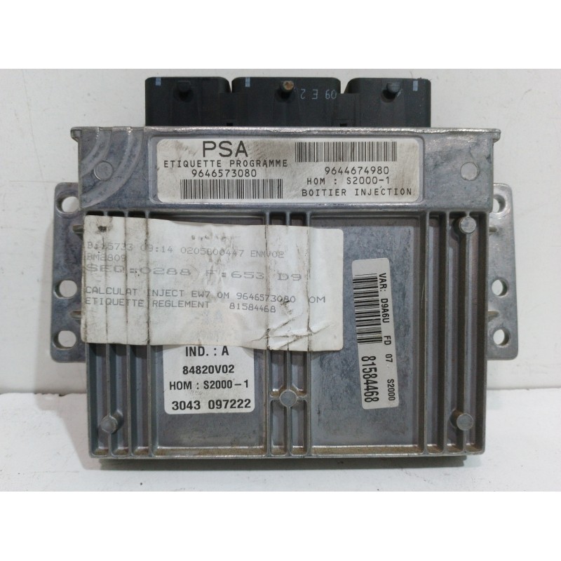 CENTRALITA MOTOR UCE 9646573080  - imagen 1