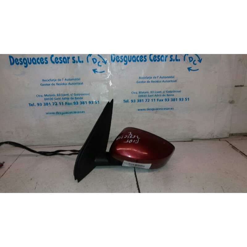 Recambio de retrovisor izquierdo para fiat stilo (192) 1.6 16v referencia OEM IAM 0735335234 ELECTRICO ROJO GRANATE