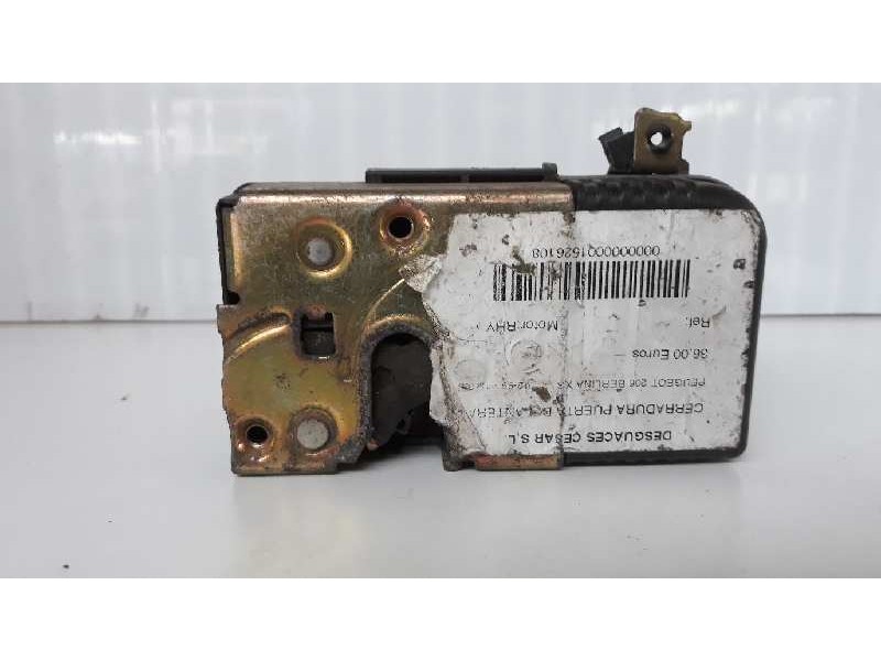 Recambio de cerradura puerta delantera izquierda para peugeot 206 berlina xs referencia OEM IAM 9135R9   Recambio de cerradura puerta delantera izquierda para peugeot 206 berlina xs referencia OEM IAM 9135R9