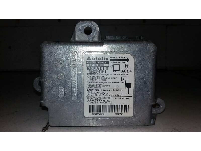 Recambio de centralita airbag para renault megane ii berlina 3p confort dynamique referencia OEM IAM 601054000  
