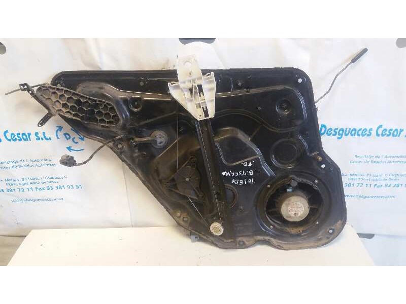 Recambio de elevalunas trasero derecho para seat toledo (1m2) select referencia OEM IAM 1J4959812-C 16 PINES 