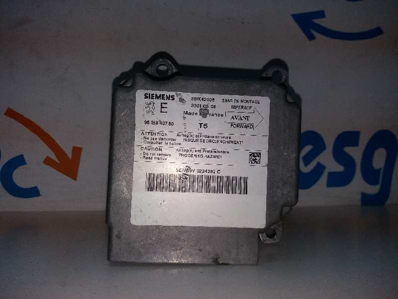 Recambio de centralita airbag para peugeot 307 (s1) referencia OEM IAM 5WK42908 9645840780 