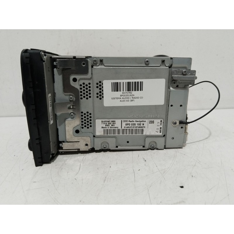SISTEMA AUDIO / RADIO CD 8P0035192N  - imagen 2