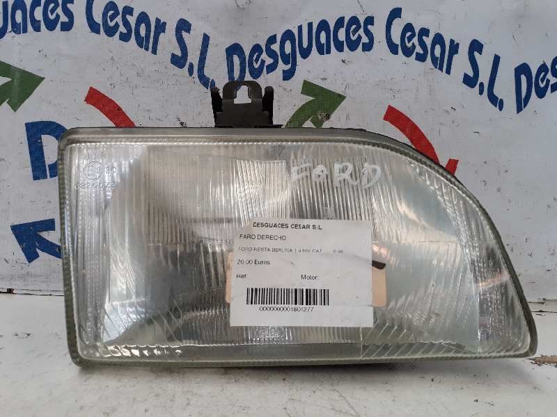 Recambio de faro derecho para ford fiesta berlina 1.4 16v cat referencia OEM IAM   
