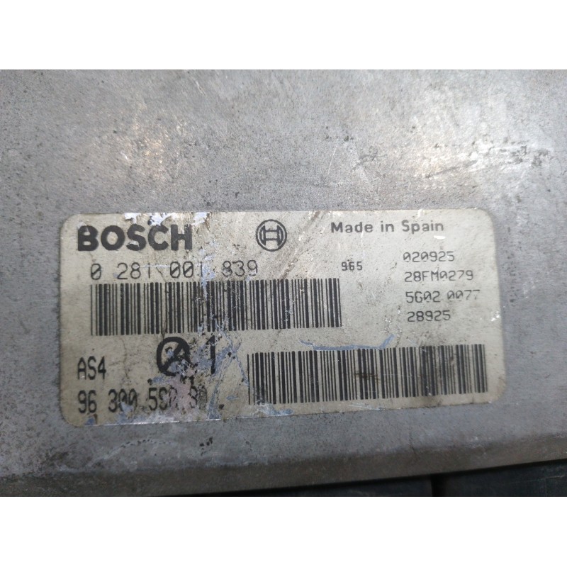 CENTRALITA MOTOR UCE 0281001839  - imagen 2