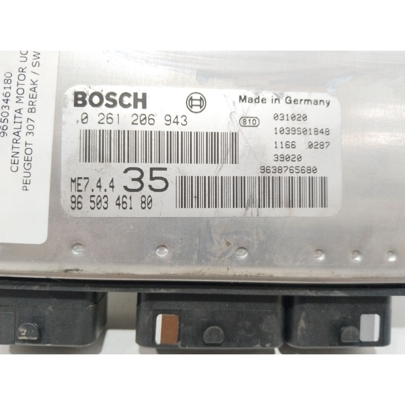 CENTRALITA MOTOR UCE 9650346180  - imagen 3