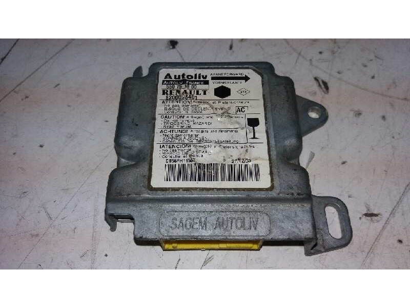 Recambio de centralita airbag para renault kangoo (f/kc0) alize referencia OEM IAM 550548400 7700418152C  Recambio de centralita airbag para renault kangoo (f/kc0) alize referencia OEM IAM 550548400 7700418152C