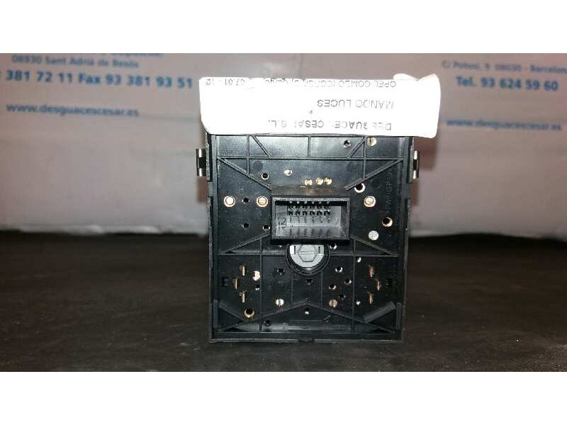 Recambio de mando luces para opel combo (corsa c) cargo referencia OEM IAM 09138124   Recambio de mando luces para opel combo (corsa c) cargo referencia OEM IAM 09138124