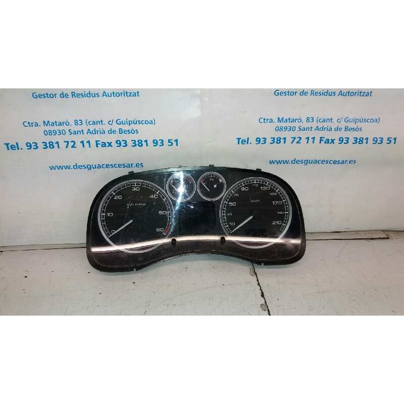 Recambio de cuadro instrumentos para peugeot 307 (s1) xr referencia OEM IAM P9647538480A01  