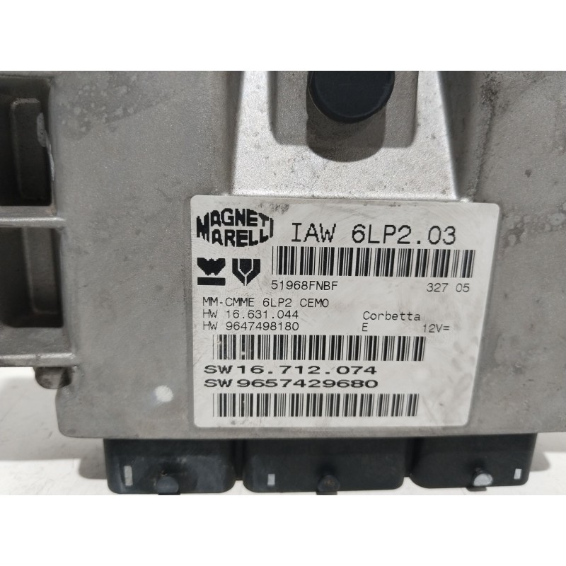 CENTRALITA MOTOR UCE 51968FNBF 9657429680 - imagen 2