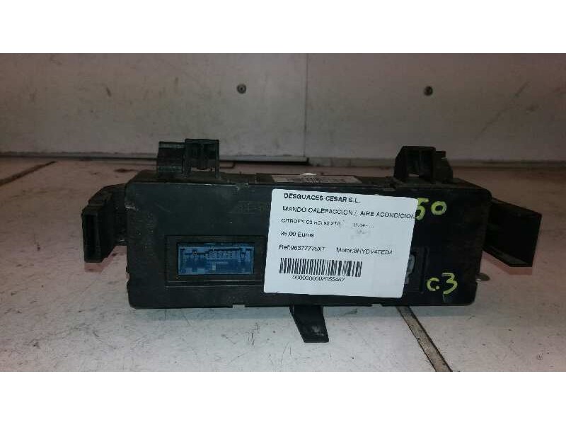 Recambio de mando calefaccion / aire acondicionado para citroën c3 hdi 92 xtr referencia OEM IAM 96377775XT  
