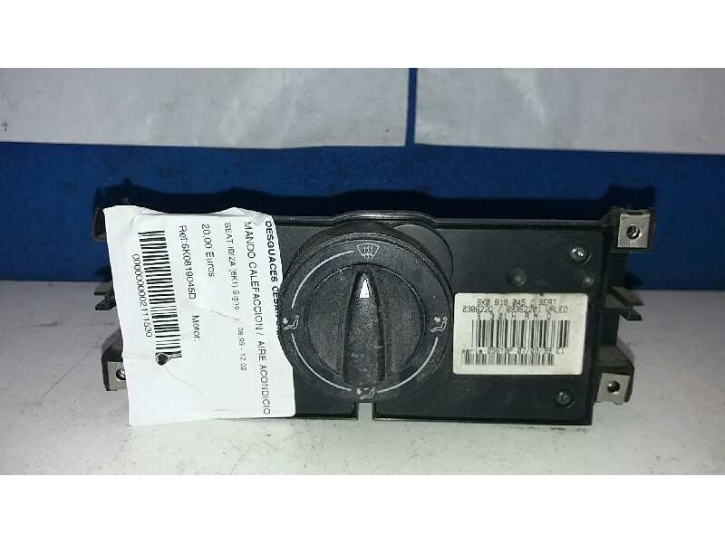 Recambio de mando calefaccion / aire acondicionado para seat ibiza (6k1) signo referencia OEM IAM 6K0819045D   Recambio de mando calefaccion / aire acondicionado para seat ibiza (6k1) signo referencia OEM IAM 6K0819045D