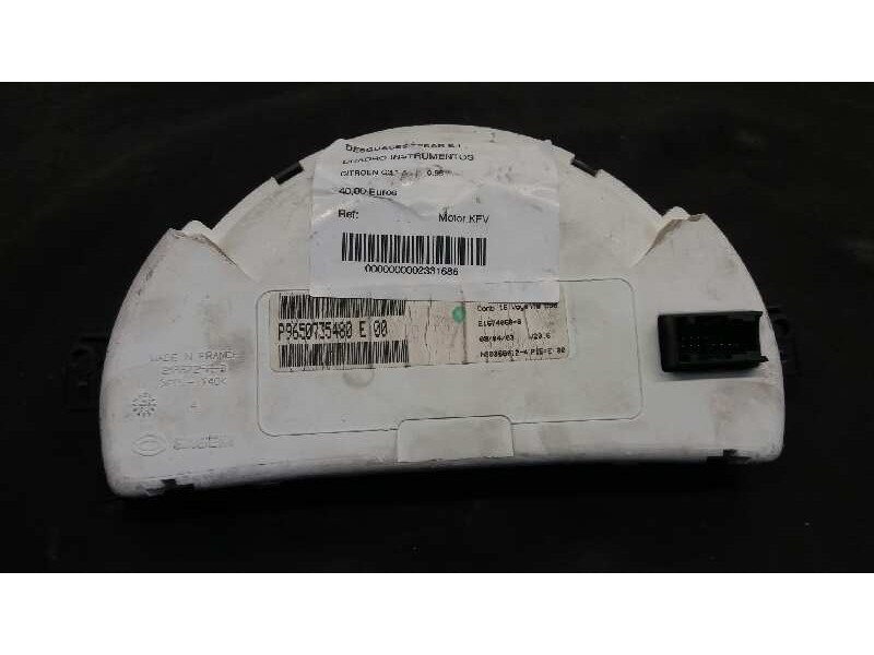 Recambio de cuadro instrumentos para citroën c3 1.4 referencia OEM IAM 9650735480  