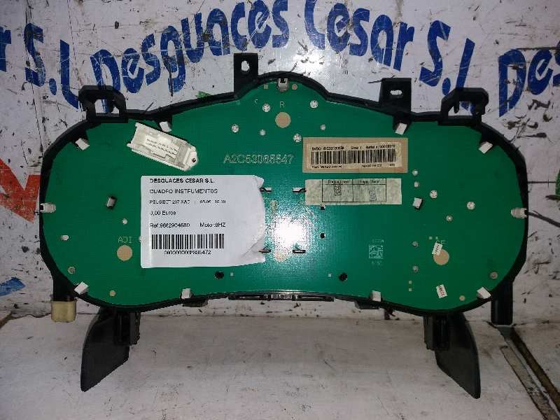 Recambio de cuadro instrumentos para peugeot 207 xad referencia OEM IAM 9662904680 A2C53190339 