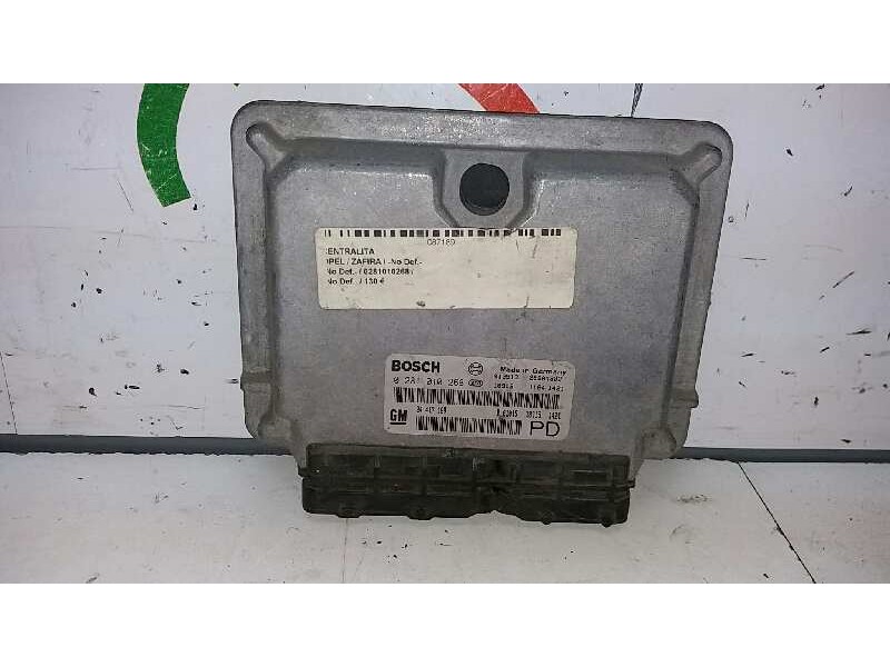 Recambio de centralita motor uce para opel zafira a blue line referencia OEM IAM 0281010268 24417169 BOSH 