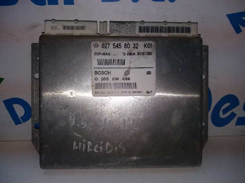 Recambio de centralita motor uce para mercedes-benz clase a (w168) 140 (168.031) referencia OEM IAM 0265109449 0275456032K01  Recambio de centralita motor uce para mercedes-benz clase a (w168) 140 (168.031) referencia OEM IAM 0265109449 0275456032K01