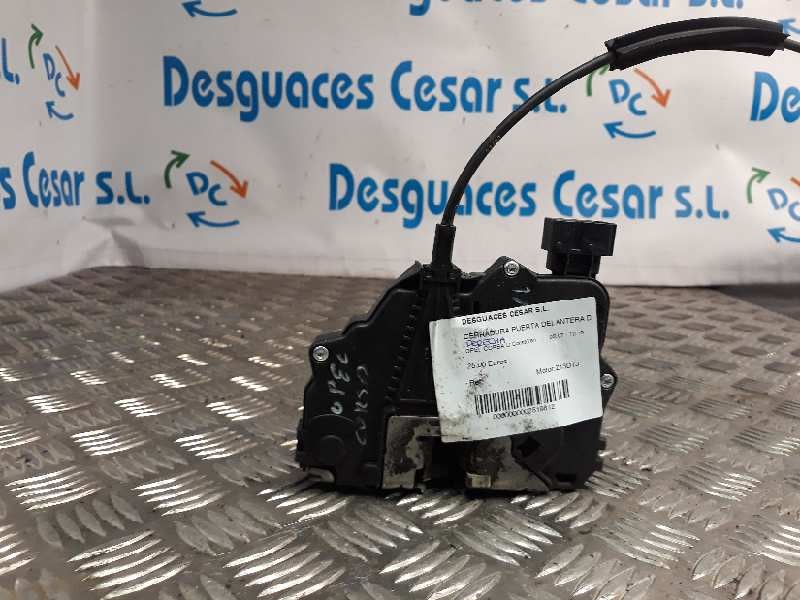 Recambio de cerradura puerta delantera derecha para opel corsa d corsavan referencia OEM IAM   