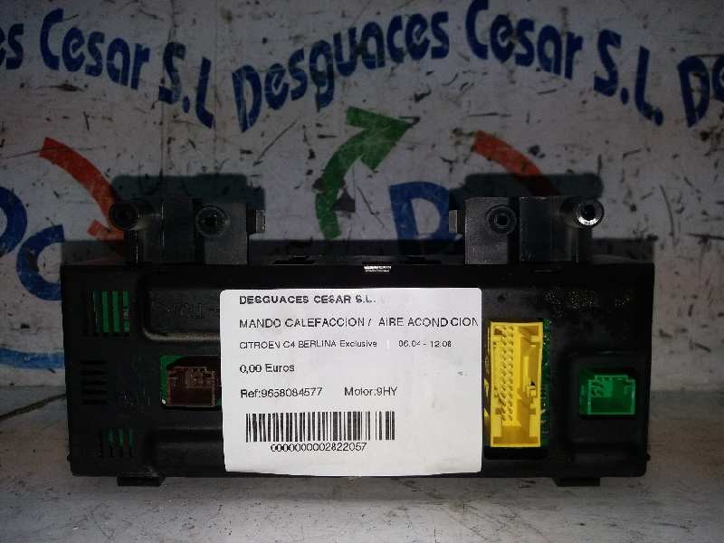 Recambio de mando calefaccion / aire acondicionado para citroën c4 berlina exclusive referencia OEM IAM 9658084577  