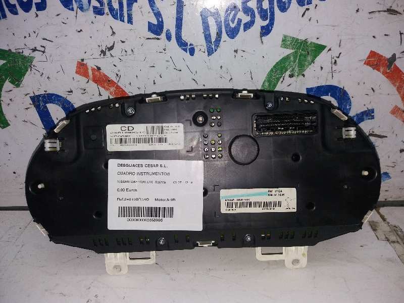 Recambio de cuadro instrumentos para nissan qashqai (j10) acenta referencia OEM IAM   