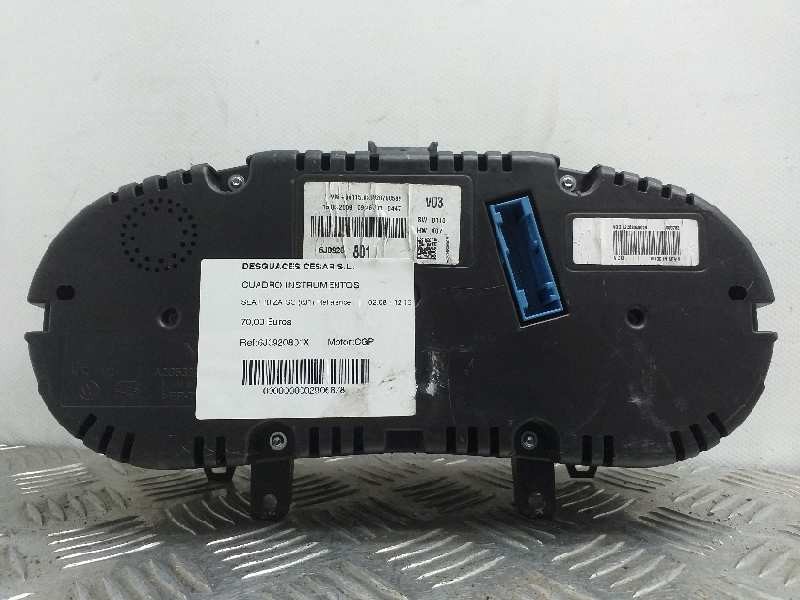 Recambio de cuadro instrumentos para seat ibiza sc (6j1) reference referencia OEM IAM 6J0920801X  