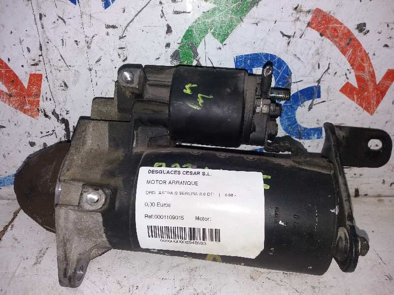 Recambio de motor arranque para opel astra g berlina 2.0 dti referencia OEM IAM 0001109015  