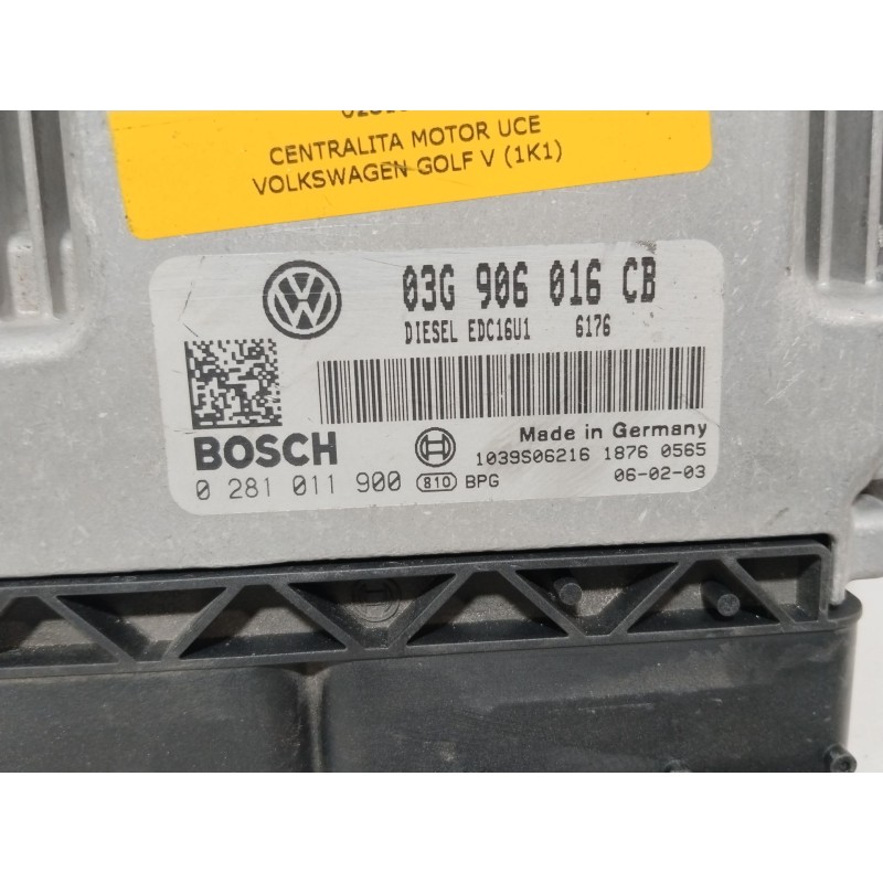 CENTRALITA MOTOR UCE 0281011900  - imagen 3