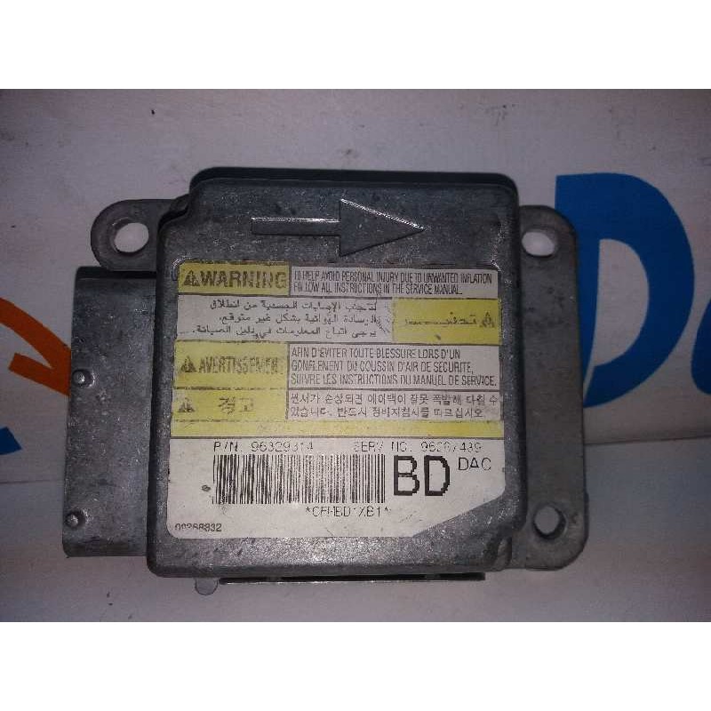 Recambio de centralita airbag para daewoo nubira berlina se (1999) referencia OEM IAM 09368332 CFMBD1XB1 