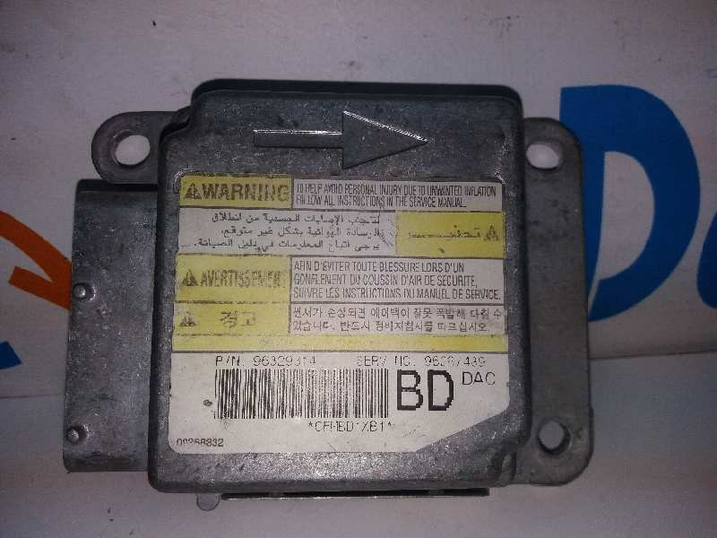 Recambio de centralita airbag para daewoo nubira berlina se (1999) referencia OEM IAM 09368332 CFMBD1XB1 
