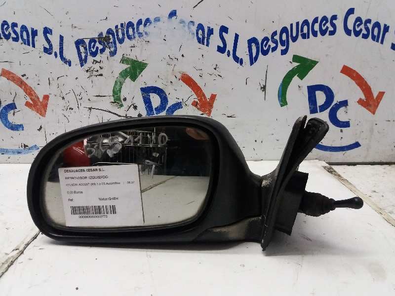 Recambio de retrovisor izquierdo para hyundai accent (x3) 1.3 gs automático referencia OEM IAM  MANUAL NEGRO