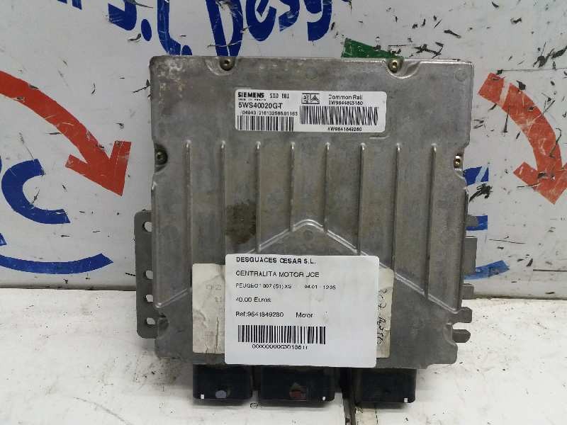 Recambio de centralita motor uce para peugeot 307 (s1) xs referencia OEM IAM 9641849280  