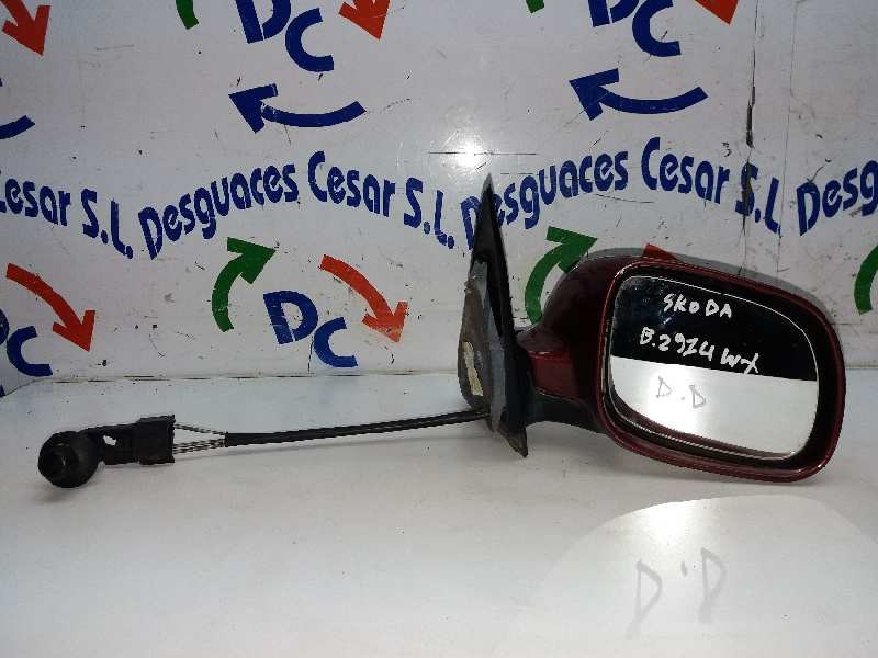Recambio de retrovisor derecho para skoda fabia (6y2/6y3) classic referencia OEM IAM  MANUAL GRANATE