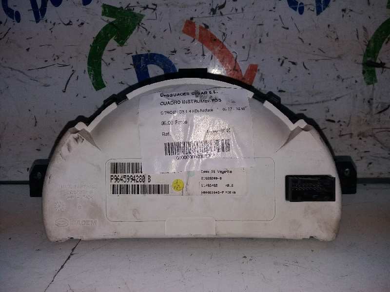 Recambio de cuadro instrumentos para citroën c3 1.4 hdi audace referencia OEM IAM P9645994280B  