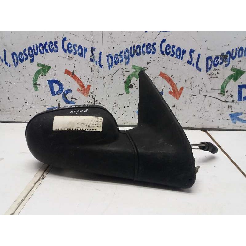 Recambio de retrovisor derecho para renault clio i fase i+ii (b/c57) referencia OEM IAM  MANUAL NEGRO