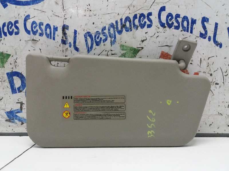 Recambio de parasol derecho para nissan micra (k12e) acenta referencia OEM IAM   