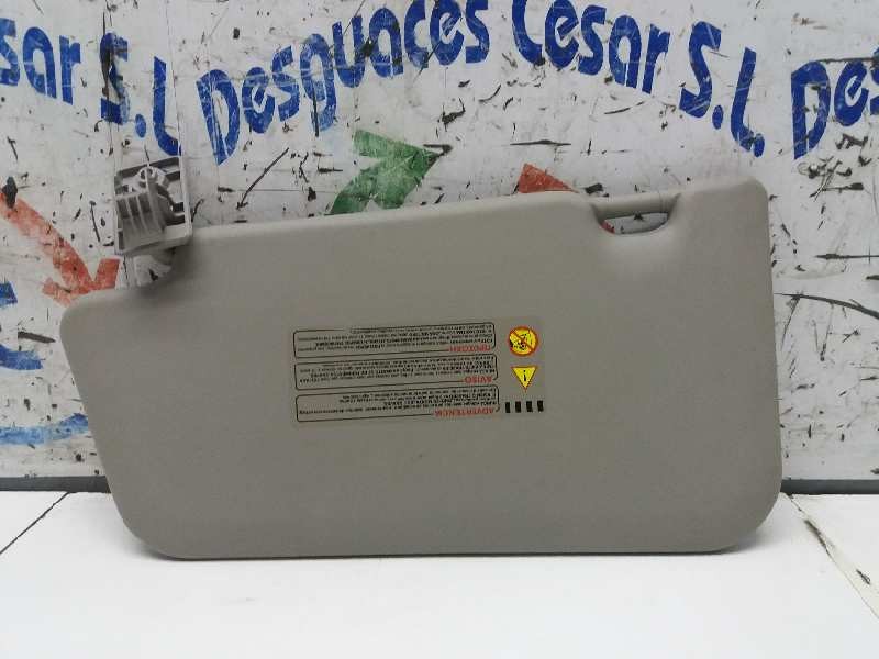 Recambio de parasol derecho para nissan micra (k12e) acenta referencia OEM IAM   