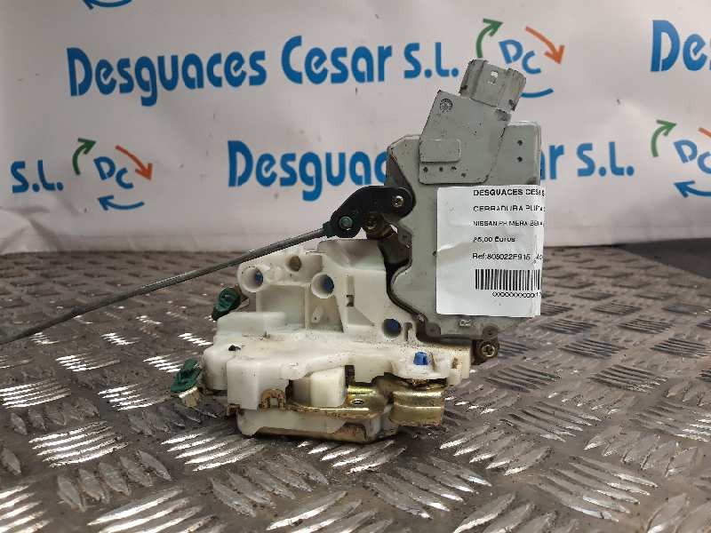 Recambio de cerradura puerta delantera derecha para nissan primera berlina (p11) comfort referencia OEM IAM 805022F915  