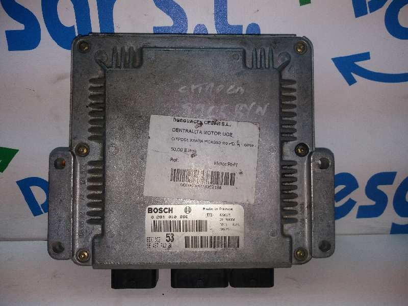 Recambio de centralita motor uce para citroën xsara picasso 2.0 hdi referencia OEM IAM 0281010996 9646774280 