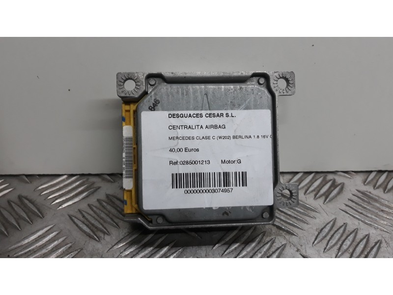Recambio de centralita airbag para mercedes-benz clase c (w202) berlina 1.8 16v cat referencia OEM IAM 0285001213  