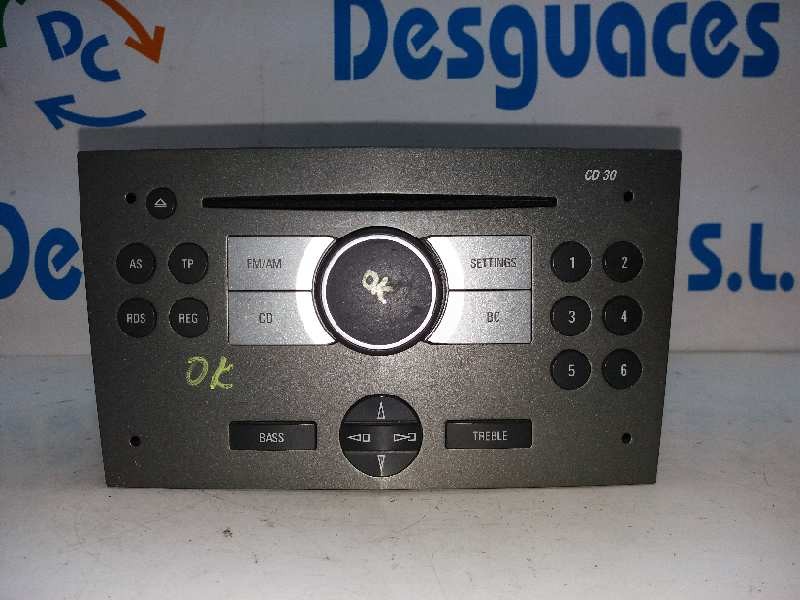 Recambio de sistema audio / radio cd para opel astra h berlina cosmo referencia OEM IAM 13251048  OFERTA
