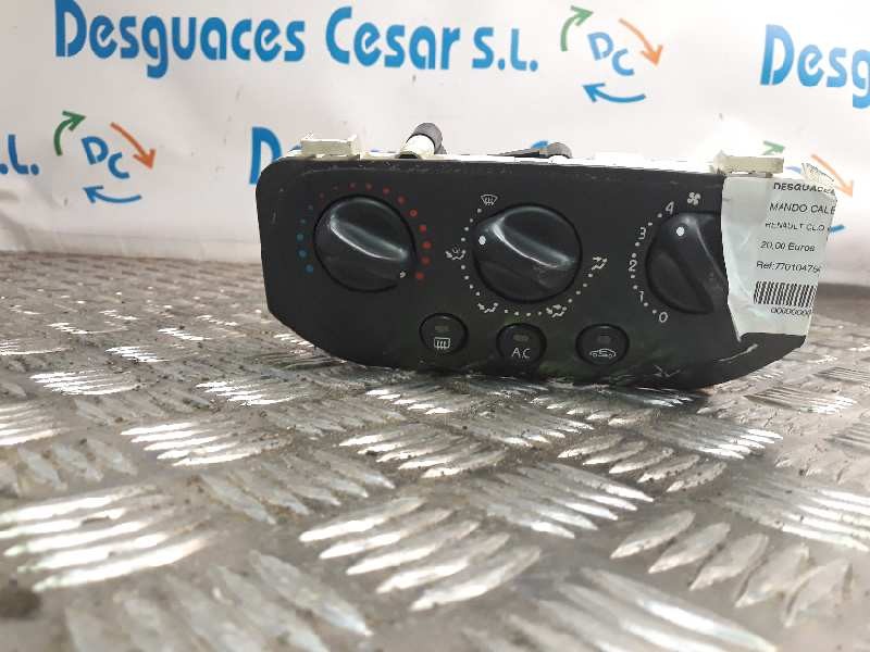 Recambio de mando calefaccion / aire acondicionado para renault clio ii fase i (b/cbo) 1.4 alize referencia OEM IAM 7701047548   Recambio de mando calefaccion / aire acondicionado para renault clio ii fase i (b/cbo) 1.4 alize referencia OEM IAM 7701047548