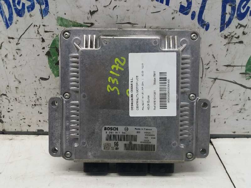 Recambio de centralita motor uce para peugeot 307 (s1) xr clim referencia OEM IAM 0281011341  