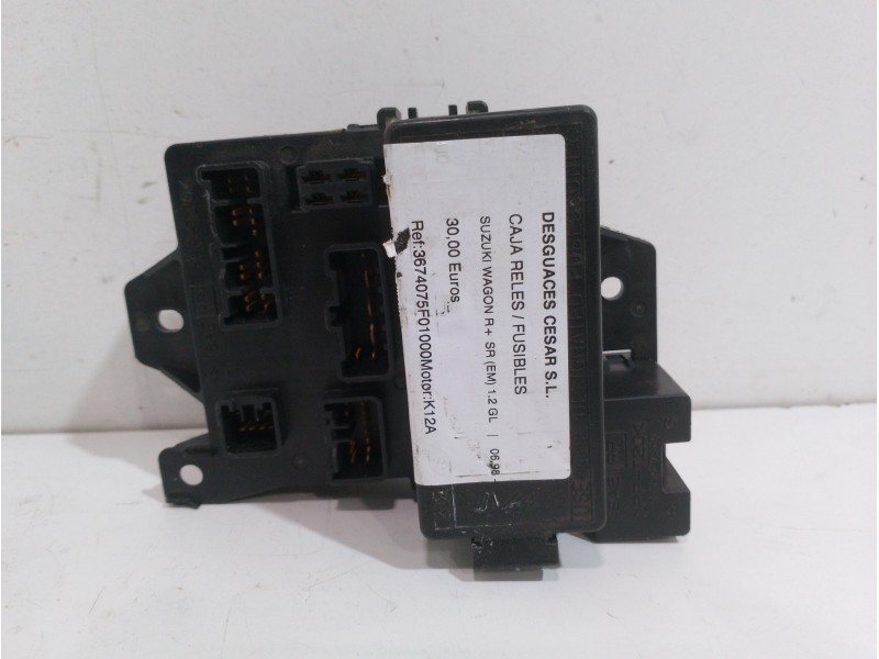 Recambio de caja reles / fusibles para suzuki wagon r+ sr (em) 1.2 gl referencia OEM IAM 3674075F01000 3859075F0 