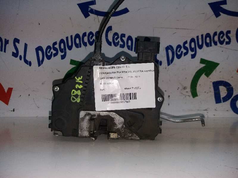 Recambio de cerradura puerta delantera derecha para opel corsa d cosmo referencia OEM IAM    Recambio de cerradura puerta delantera derecha para opel corsa d cosmo referencia OEM IAM