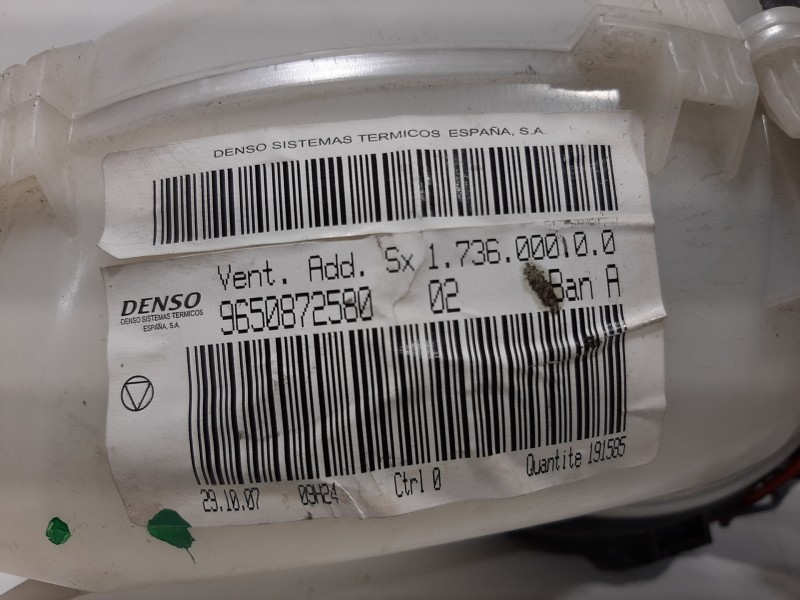 Recambio de motor calefaccion para citroën c4 picasso sx referencia OEM IAM 9650872580  
