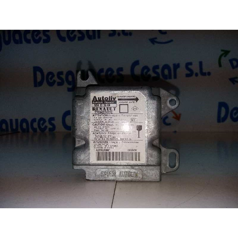 Recambio de centralita airbag para renault megane i fase 2 berlina (ba0) 1.6 16 v rt (ba04) referencia OEM IAM 550803600 7700437 Recambio de centralita airbag para renault megane i fase 2 berlina (ba0) 1.6 16 v rt (ba04) referencia OEM IAM 550803600 7700437
